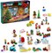 Friends 2024 Advent Calendar, Christmas Toy with 5 Characters and 3 Animals Included, Kids Building Kit for Girls and Boys Ages 6 and Up, Christmas Countdown Themed Gift Idea